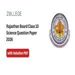 Rajasthan Board Class 10 Science Question Paper 2026 with Solution Pdf